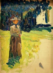 Kochel – Standing Lady at the Forest Edge